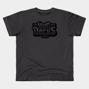 Hug Necks 2022 - Black on Asphalt (Creative South) Kids T-Shirt